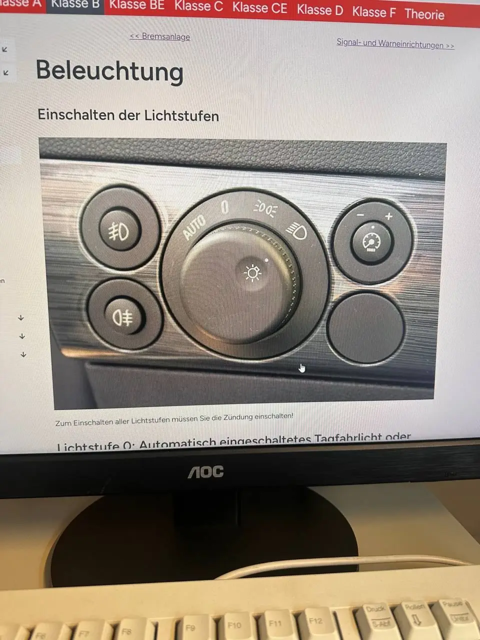 Lichtstufen Start